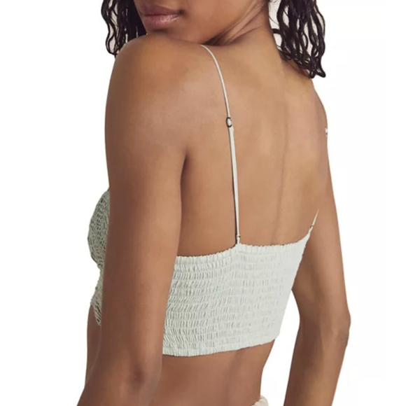 FREE PEOPLE Mariana Clear Blue Bralette - Picture 2 of 6